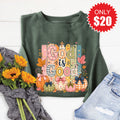 God Is Good Sweatshirt - Heather Forest - 20 product image 1