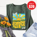 It Is Well Sweatshirt - Heather Forest - 20 product image 1