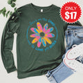 Focus On The Good Long Sleeve - Heather Forest - 17 product image 1
