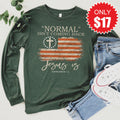 Normal Isn't Coming Back Long Sleeve - Heather Forest - 17 product image 1