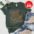 Faith Over Fear Tee - Heather Forest - 15 product image 1