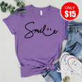 Smile Tee - Heather Grape - 15 product image 1