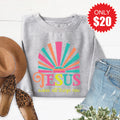Jesus Makes All Things New Sweatshirt - Heather Grey - 20 product image 1