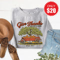 Give Thanks Sweatshirt - Heather Grey - 20 product image 1
