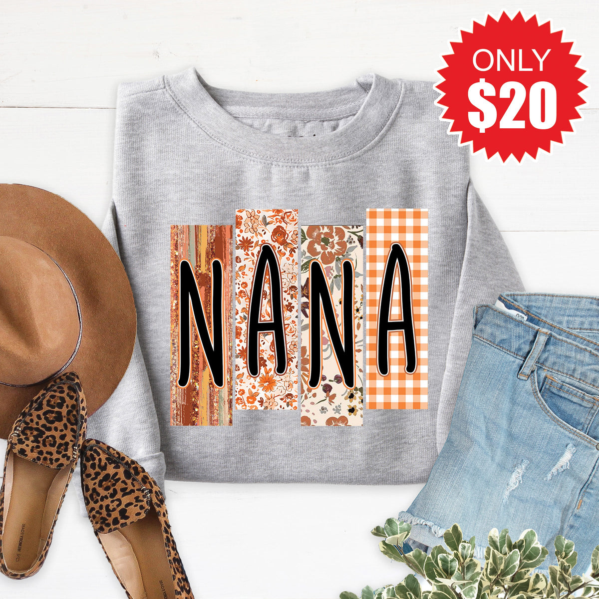 Nana Sweatshirt - Heather Grey - 20 product image 1