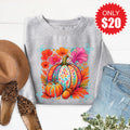 Pumpkins Sweatshirt - Heather Grey - 20 product image 1