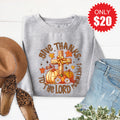 Give Thanks Sweatshirt - Heather Grey - 20 product image 1