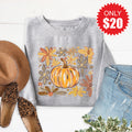 Pumpkin Sweatshirt - Heather Grey - 20 product image 1