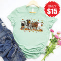 Cows Pumpkin Tee - Heather Honeydew - 15 product image 1