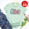 My God Loves Tee - Heather Honeydew - 15 product image 1