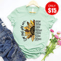 God Says Sunflower Tee - Heather Honeydew - 15 product image 1