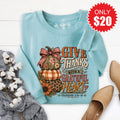 Give Thanks Sweatshirt - Heather Lagoon - 20 product image 1