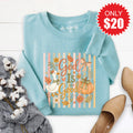 God Is Good Sweatshirt - Heather Lagoon - 20 product image 1