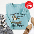 Under His Wings Sweatshirt - Heather Lagoon - 20 product image 1
