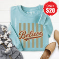 Believe Sweatshirt - Heather Lagoon - 20 product image 1