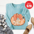 Pumpkin Sweatshirt - Heather Lagoon - 20 product image 1