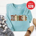 Thankful Sweatshirt - Heather Lagoon - 20 product image 1