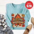 Autumn Hallelujah Sweatshirt - Heather Lagoon - 20 product image 1