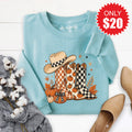 Fall Boots Sweatshirt - Heather Lagoon - 20 product image 1