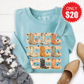 Fall Boots Sweatshirt - Heather Lagoon - 20 product image 1