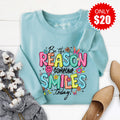 Be The Reason Sweatshirt - Heather Lagoon - 20 product image 1