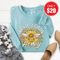 Kind Words Sweatshirt - Heather Lagoon - 20 product image 1