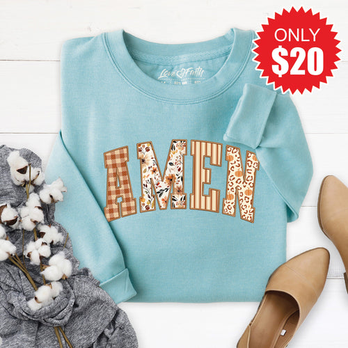 Amen Sweatshirt - Heather Lagoon - 20 product image 1