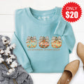 God is Faithful Sweatshirt - Heather Lagoon - 20 product image 1