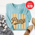 Pray Sweatshirt - Heather Lagoon - 20 product image 1