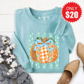 Pumpkin Sweatshirt - Heather Lagoon - 20 product image 1