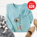 Just Breathe Sweatshirt - Heather Lagoon - 20 product image 1