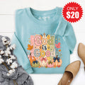 God Is Good Sweatshirt - Heather Lagoon - 20 product image 1