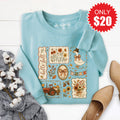 Hello Fall Sweatshirt - Heather Lagoon - 20 product image 1
