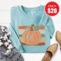 Pumpkin Sweatshirt - Heather Lagoon - 20 product image 1