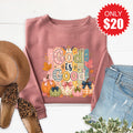 God Is Good Sweatshirt - Heather Mauve - 20 product image 1