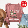 Under His Wings Sweatshirt - Heather Mauve - 20 product image 1