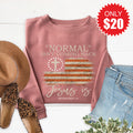 Normal Isn't Coming Back Sweatshirt - Heather Mauve - 20 product image 1