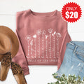 Fruit Of The Spirit Sweatshirt - Heather Mauve - 20 product image 1