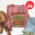 Give Thanks Sweatshirt - Heather Mauve - 20 product image 1