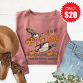 I Will Praise Him Sweatshirt - Heather Mauve - 20 product image 1