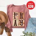 Pray Sweatshirt - Heather Mauve - 20 product image 1