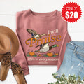 I Will Praise Him Sweatshirt - Heather Mauve - 20 product image 1