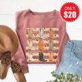 Fall Boots Sweatshirt - Heather Mauve - 20 product image 1