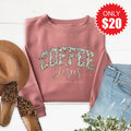 Coffee and Jesus Sweatshirt - Heather Mauve - 20 product image 1