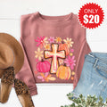 Cross Fall Sweatshirt - Heather Mauve - 20 product image 1