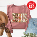 Jesus Sweatshirt - Heather Mauve - 20 product image 1
