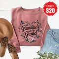 Grandkids Make Life Grand Sweatshirt - Heather Mauve - 20 product image 1