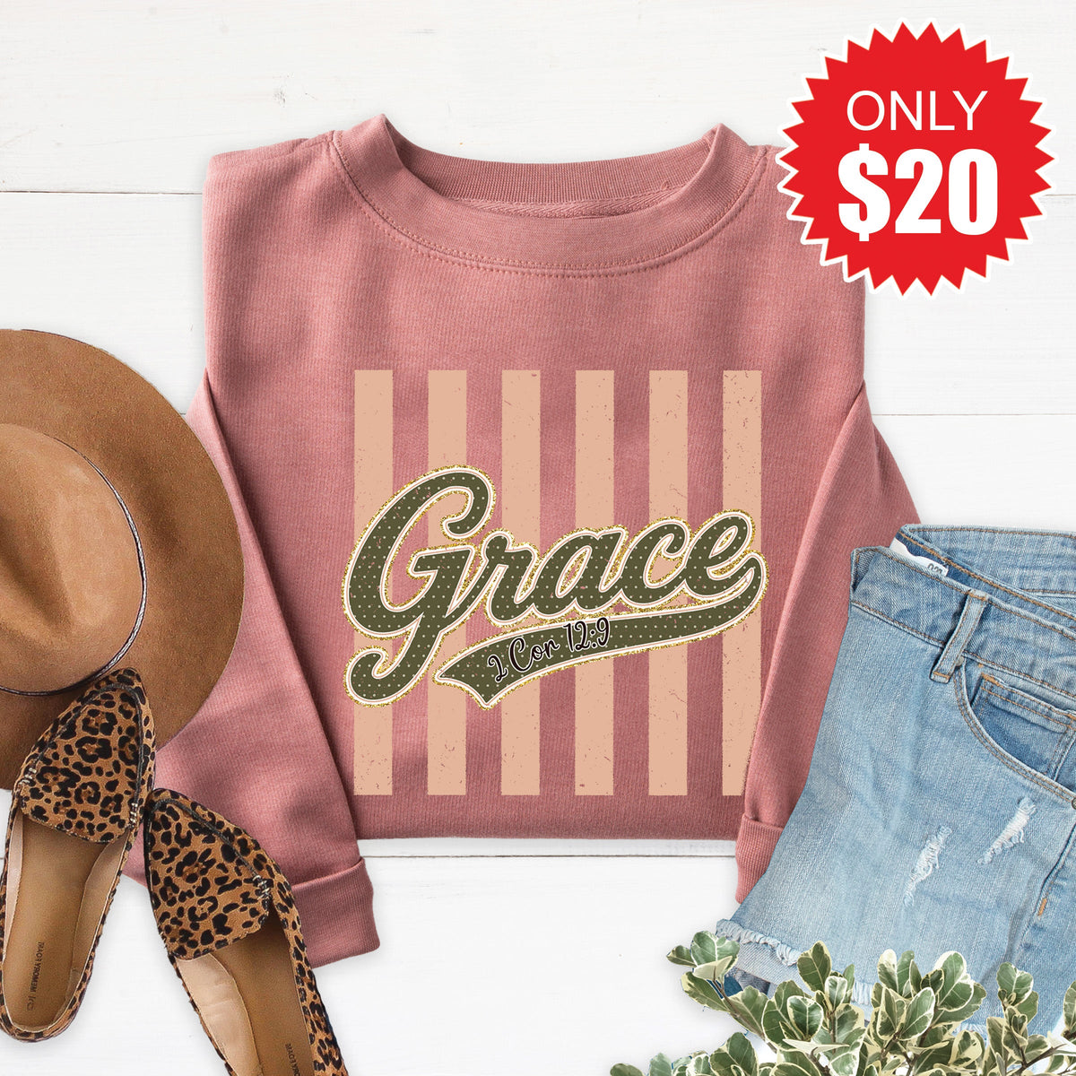 Grace Sweatshirt - Heather Mauve - 20 product image 1