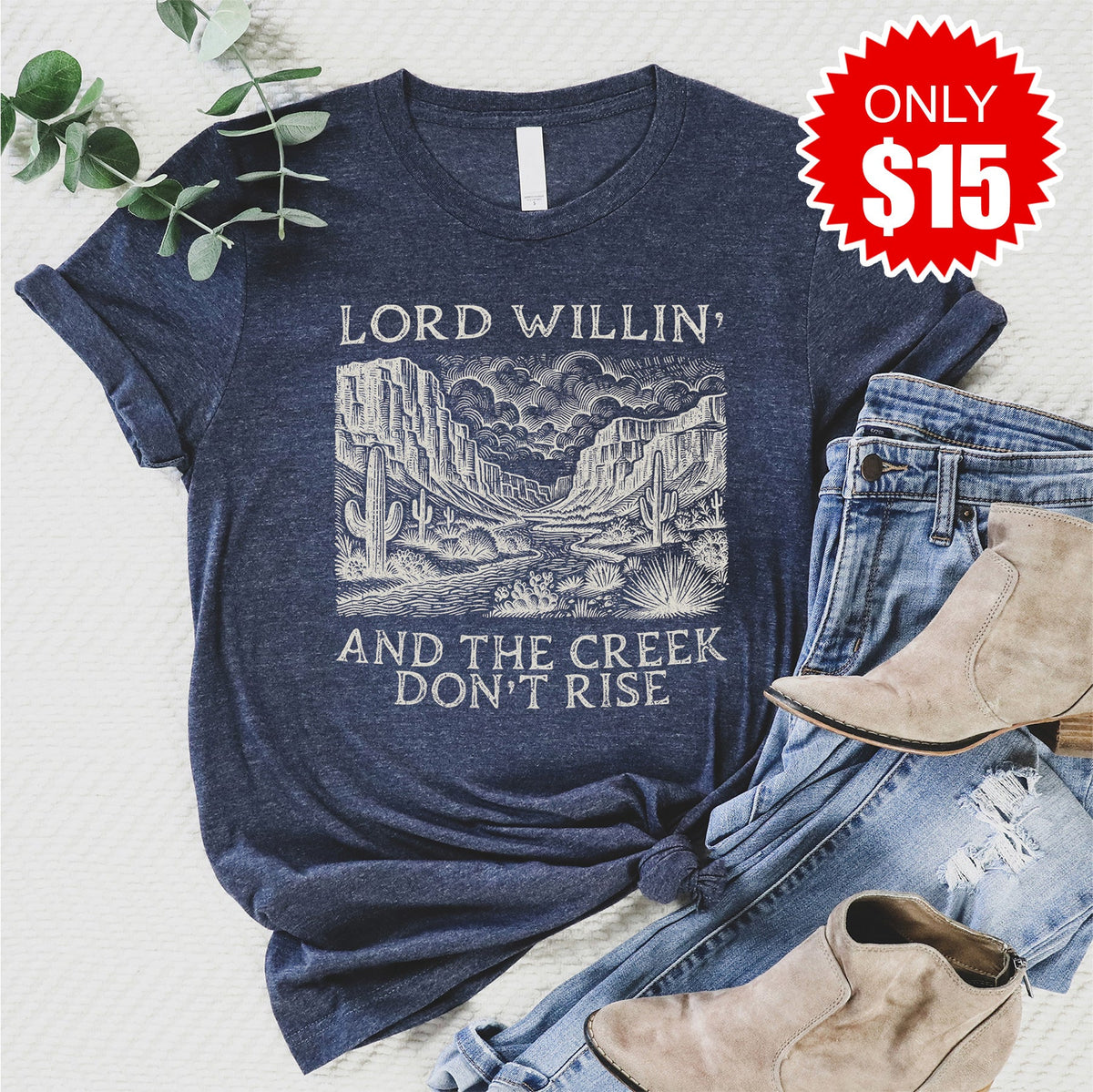 Lord Willin Tee - Heather Navy - 15 product image 1