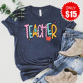 Teacher Tee - Heather Navy - 15 product image 1